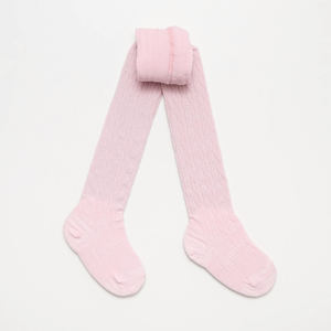 Merino Wool Cable Tights | BABY + CHILD | Cherry Blossom