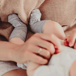 grey merino wool baby socks nz au