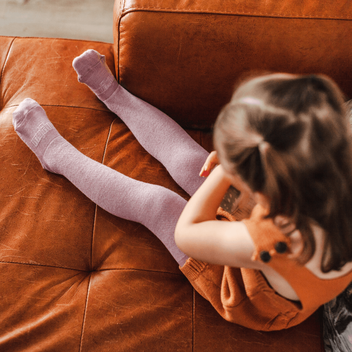 Kids top wool tights