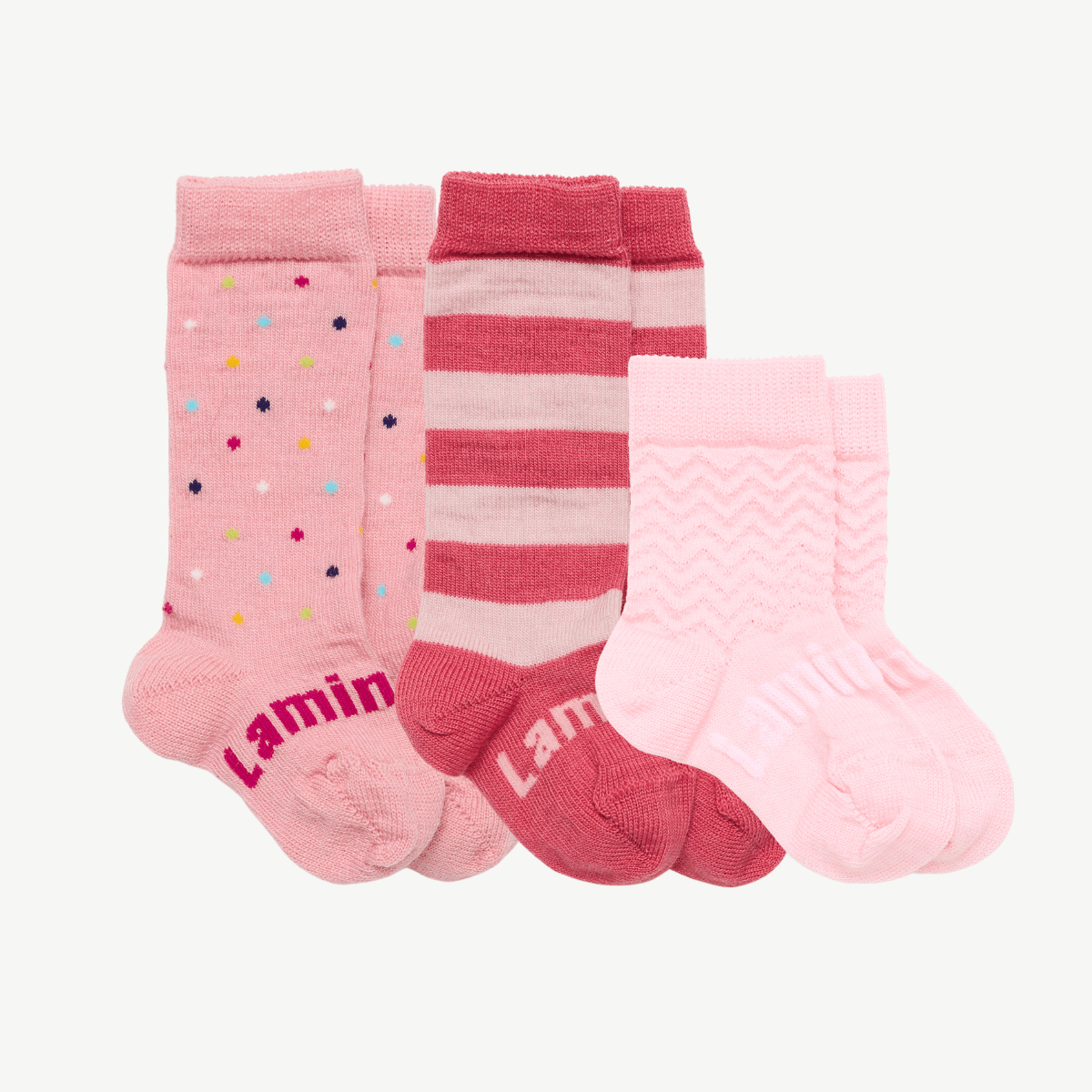merino wool baby socks set neutral