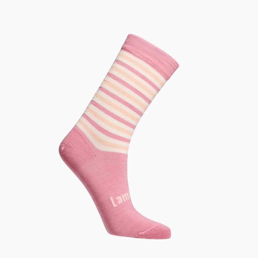 pink striped merino wool socks nz