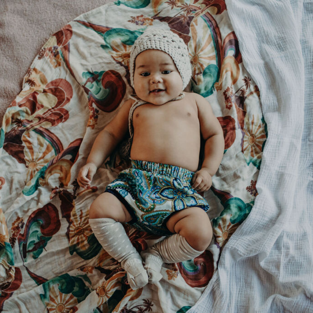 Merino Wool Knee High Socks Baby Truffle