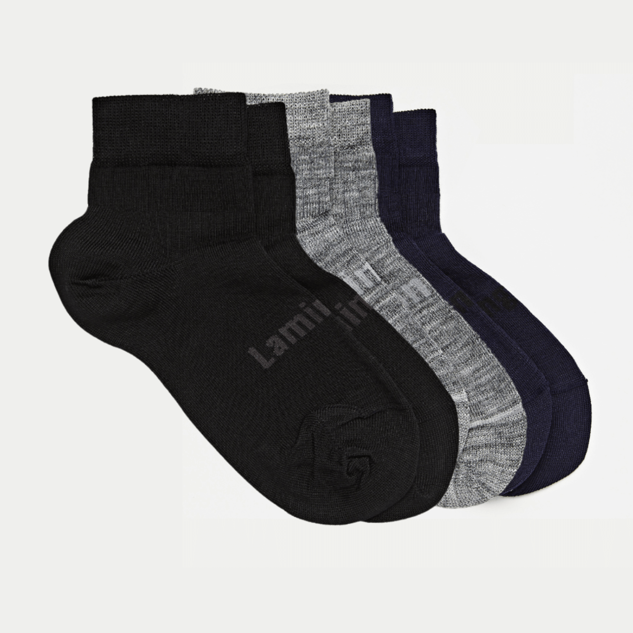Merino Wool Plain Ankle Socks | Child