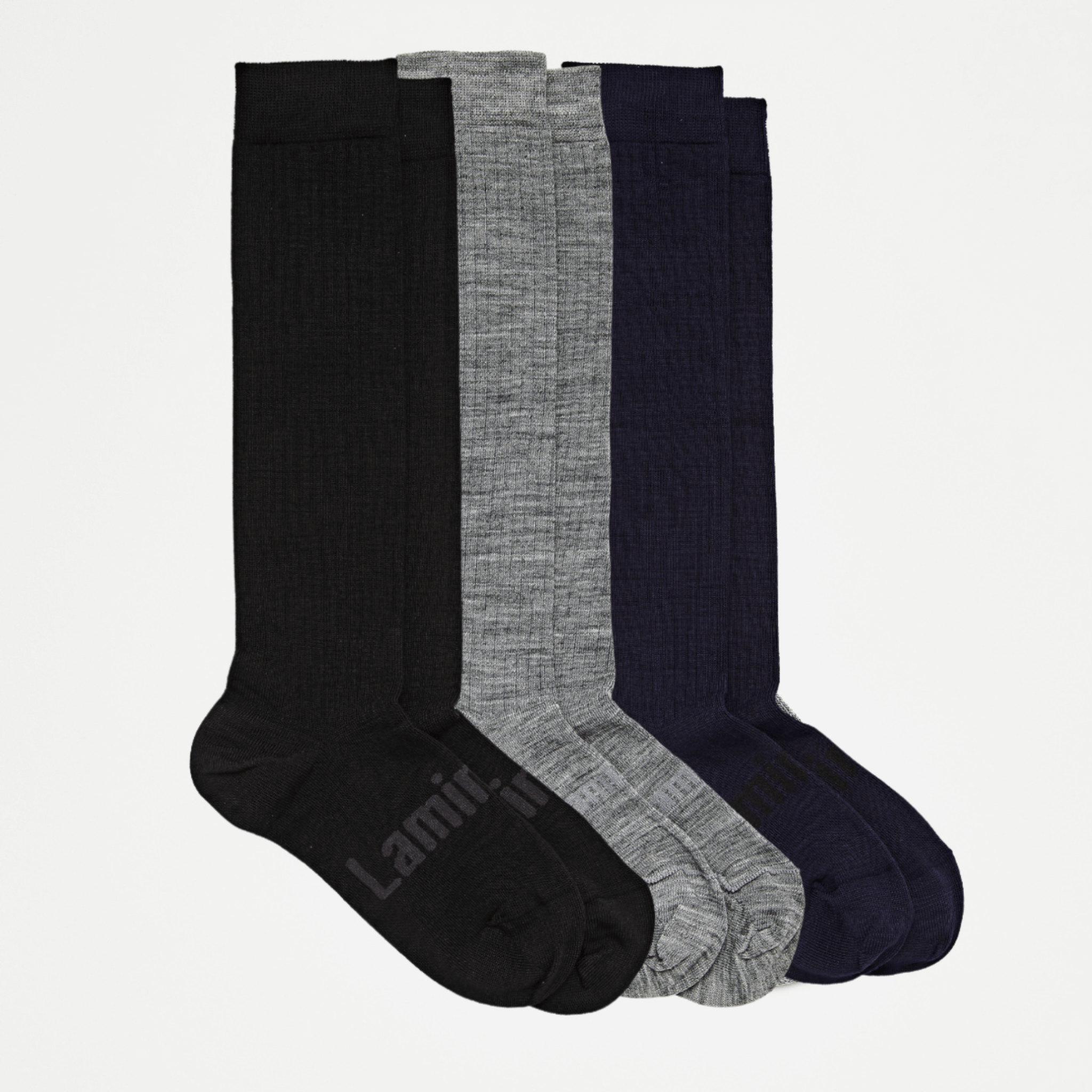Merino Wool Plain Knee High Socks Child