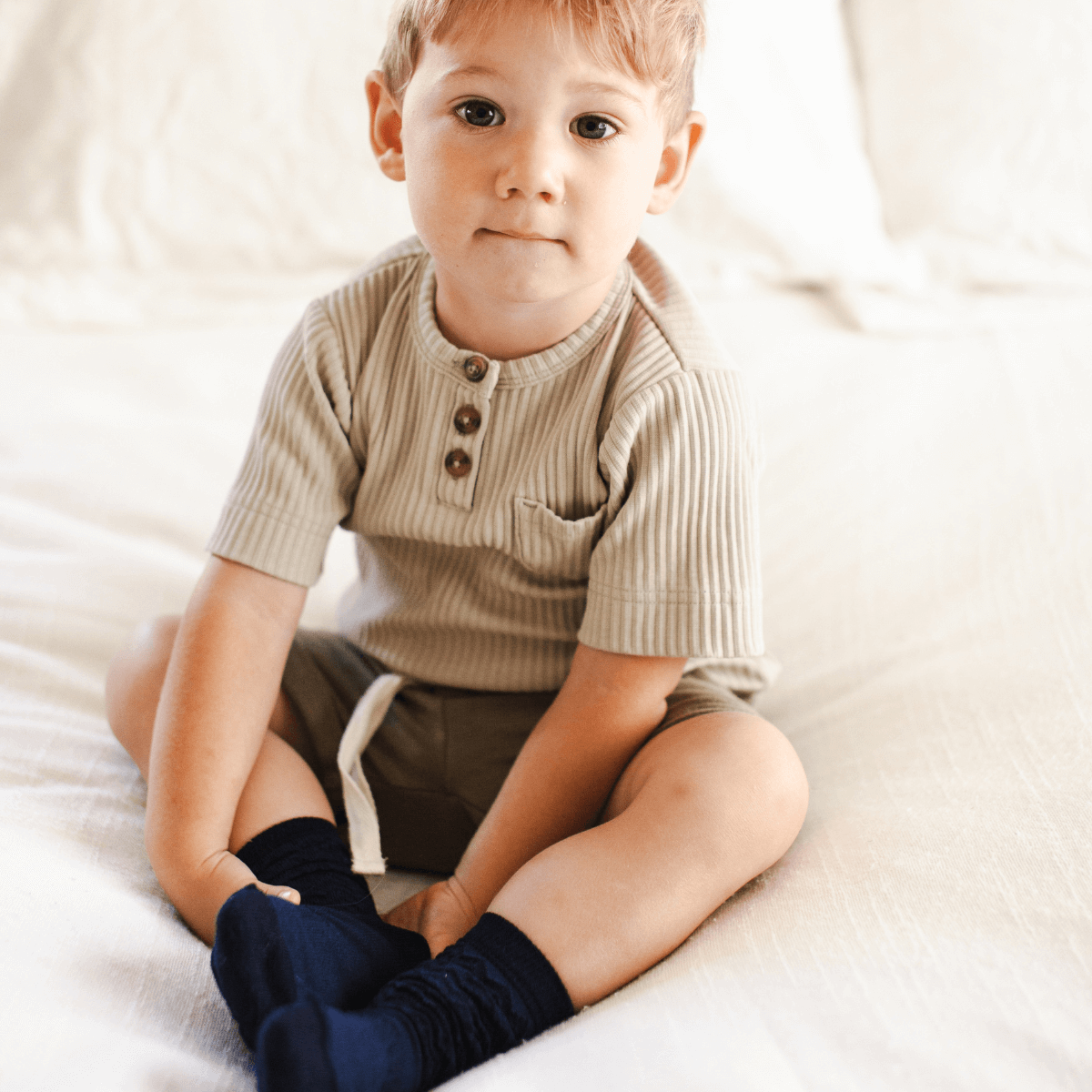 Merino Wool Crew Socks CHILD Nimbus